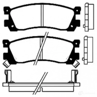 Тормозные колодки, комплект KAVO PARTS Mazda Xedos 9 2ET2 2E bp4537 8715616004145