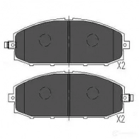 Тормозные колодки, комплект KAVO PARTS T2V 82 kbp6540 871561615186 1767406