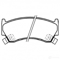 Тормозные колодки, комплект KAVO PARTS A51 7OW bp6565 1757570 8715616016360