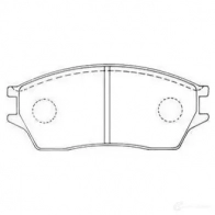 Тормозные колодки, комплект KAVO PARTS 8715616003384 bp2010 L IIRB0 1757199