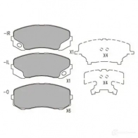 Тормозные колодки, комплект KAVO PARTS 8715616232272 kbp5548 1767361 2IA X4