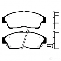 Тормозные колодки, комплект KAVO PARTS 8715616005555 bp9026 YRL6 F Toyota Corolla (E100) 7 Универсал 2.0 D (CE100) 72 л.с. 1992 – 1997