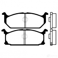 Тормозные колодки, комплект KAVO PARTS 1757673 3X J94 8715616005197 bp8502