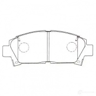 Тормозные колодки, комплект KAVO PARTS 8715616233569 S129 25 kbp9142 1767681