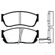 Тормозные колодки, комплект KAVO PARTS AC HK8 Suzuki Wagon R Plus (MA) 1 Хэтчбек 1.0 (RC410. SR410. SR412) 65 л.с. 1998 – 2000 bp8506 8715616005234