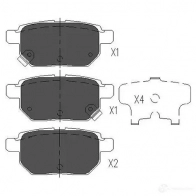 Тормозные колодки, комплект KAVO PARTS 8715616133234 I1ZT AVD 1767567 kbp9025 - Изображение 6