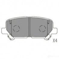 Тормозные колодки, комплект KAVO PARTS 1424649859 N1JO20 5 8715616302920 kbp2073
