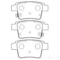 Тормозные колодки, комплект KAVO PARTS V5DF 71 kbp5561 8715616275811 1219385643