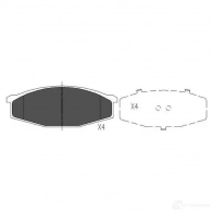 Тормозные колодки, комплект KAVO PARTS UO5 JM1 8715616132633 kbp6501 1767367 - Изображение 6