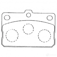 Тормозные колодки, комплект KAVO PARTS bp9091 8715616040778 1757791 Y5 6YT
