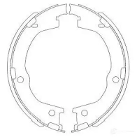 Барабанные тормозные колодки, комплект KAVO PARTS K0PCT AQ 1767704 kbs3404 8715616166966 - Изображение 6