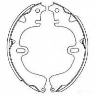 Барабанные тормозные колодки, комплект KAVO PARTS 7G A97 1767787 8715616175098 kbs9914 - Изображение 6
