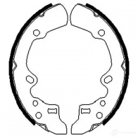 Барабанные тормозные колодки, комплект KAVO PARTS UU IYU 8715616276191 1219401209 kbs5419