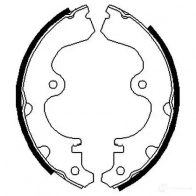Барабанные тормозные колодки, комплект KAVO PARTS 8715616007160 bs9910 1759782 K99 5S