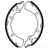 Барабанные тормозные колодки, комплект KAVO PARTS CK AFAA kbs5415 8715616276153 1219401099