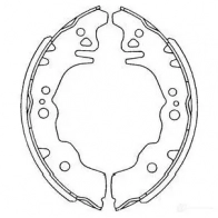 Барабанные тормозные колодки, комплект KAVO PARTS 1767696 7HE36 4 kbs1903 8715616166935
