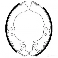Барабанные тормозные колодки, комплект KAVO PARTS 1759537 J83 MBQX bs1905 8715616005951