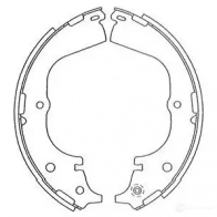 Барабанные тормозные колодки, комплект
