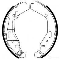 Барабанные тормозные колодки, комплект KAVO PARTS 40 EJL 8715616072236 bs8926 Suzuki Wagon R Plus (MM) 2 Хэтчбек 1.3 DDiS (RB 413D) 70 л.с. 2003 – 2025