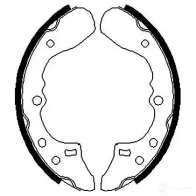 Барабанные тормозные колодки, комплект