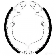 Барабанные тормозные колодки, комплект KAVO PARTS B43DL 6S bs4403 8715616007290 1759608
