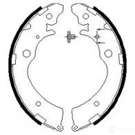 Барабанные тормозные колодки, комплект KAVO PARTS 1759562 1L0H A0 8715616006125 bs2907