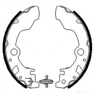 Барабанные тормозные колодки, комплект KAVO PARTS ZPHAX U 1759726 bs8406 8715616006866