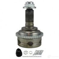 Шрус приводного вала, комплект KAVO PARTS cv4538 MM 6QS 1761422 8715616134095