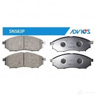 Тормозные колодки дисковые, комплект ADVICS CWHZHO A SN583P 1420567597