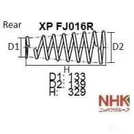 Пружина подвески NHK 1439708452 XP FJ016R 55LBY Q