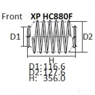Пружина подвески NHK PAQJ 3H XP HC880F 1439705964
