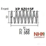 Пружина подвески NHK 1439709193 XP SZ015F VH AU56