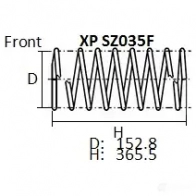 Пружина подвески NHK GBFPC DG 1439704936 XP SZ035F