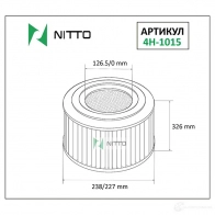 Фильтр воздушный NITTO 4H-1015 DJW29 PV 1420569868
