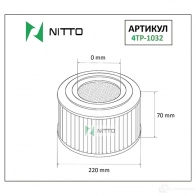 Фильтр воздушный NITTO G KKBJ 4TP-1032 1420568356