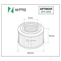 Фильтр воздушный NITTO 7 ZAI0G4 4TP-1054 1420568369
