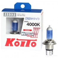 Лампа высокотемпературная whitebeam ih01 12v 60/55w (100/90w) 4000k (комплект 2 шт.) KOITO P0745W 1420570027 LO OUJ