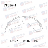 Барабанные тормозные колодки DOUBLE FORCE 1BY P4R 1420569153 DFS8641