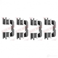 Ремкомплект колодок KAWE Toyota Yaris (XP10) 1 Хэтчбек 1.4 D 4D (NLP10) 75 л.с. 2001 – 2005 109-1227 3CFX MD