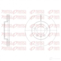 Тормозной диск KAWE 62119 10 DC VOCJ8 Skoda Scala (NW1) 1 2019 – 2025