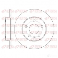 Тормозной диск KAWE DCA657800 Opel Corsa (C) 3 Хэтчбек 1.7 CDTI (F08. F68) 100 л.с. 2003 – 2009 BDM6811 .10 6578 00