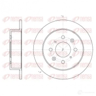 Тормозной диск KAWE 9GLSEX DCA65210 0 Honda CR-X 3 (EH, EG) Тарга 1.6 i VTi (EG2) 160 л.с. 1992 – 1998 6521 00