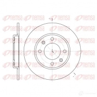 Тормозной диск KAWE BDM 6115.10 DCA612800 6128 00 Peugeot 206 1 (2EK) Универсал 1.6 110 л.с. 2005 – 2008