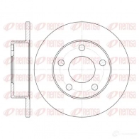 Тормозной диск KAWE Audi A4 (B5) 1 Универсал 2.7 Rs4 Quattro 380 л.с. 2000 – 2001 6513 00 BDM6045. 10 DCA651300