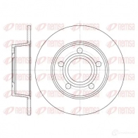 Тормозной диск KAWE DCA672400 BDM6 747.10 Audi A6 (C5) 2 Универсал 1.8 T Quattro 180 л.с. 1997 – 2005 6724 00