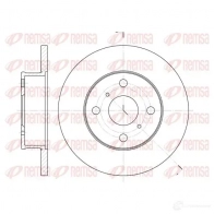 Тормозной диск KAWE ZX71Q 6401 00 Toyota Corolla (E100) 7 Хэтчбек 5д DCA6401 00