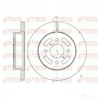 Тормозной диск KAWE 6642 10 BDM 6921.20 DCA664210 Opel Astra (G) 2 Хэтчбек 1.4 (F08. F48) 90 л.с. 2007 – 2009