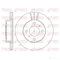 Тормозной диск KAWE BDM6348 .20 DCA655710 6557 10 Mitsubishi Colt 5 (CJ, CP) Хэтчбек 1.3 1300 (CJ1A) 82 л.с. 2000 – 2003