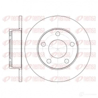 Тормозной диск KAWE 6124 00 G6EYYP Audi A8 (D2) 1 1994 – 2002 DCA61240 0