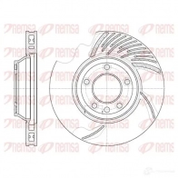 Тормозной диск KAWE BD M7299.20 6769 11 DCA676911 Porsche Cayenne (9PA) 1 Кроссовер 4.8 Turbo S 540 л.с. 2007 – 2010